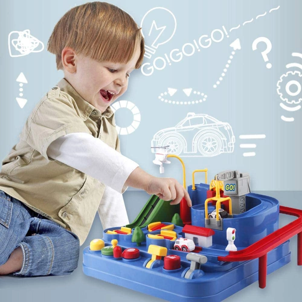 School Bus Track Toys