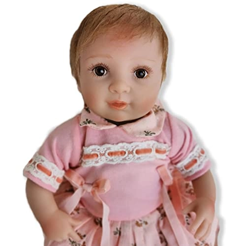 Reborn Baby Doll - 16 Inch Vinyl Cotton Body Pink