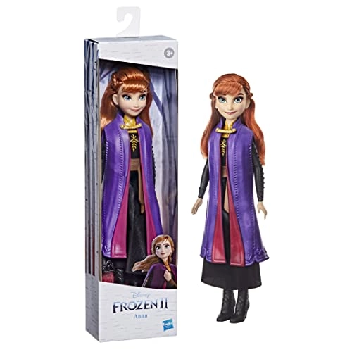 Anna Fashion Doll - Long Red Hair Outfit Inspired by Frozen 2 Ages 3+