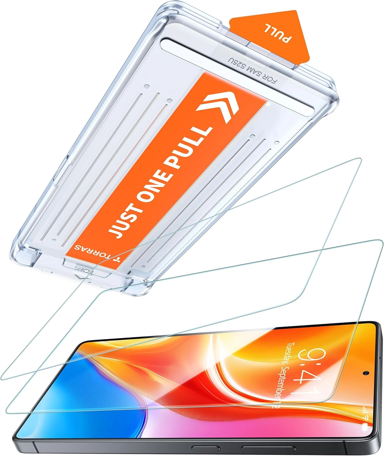 Torras Shatterproof Tempered Glass Screen Protector for Samsung Galaxy S25 Ultra (1-Pack)
