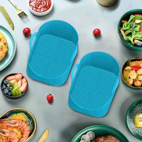 Dual Air Fryer Silicone Pot 1