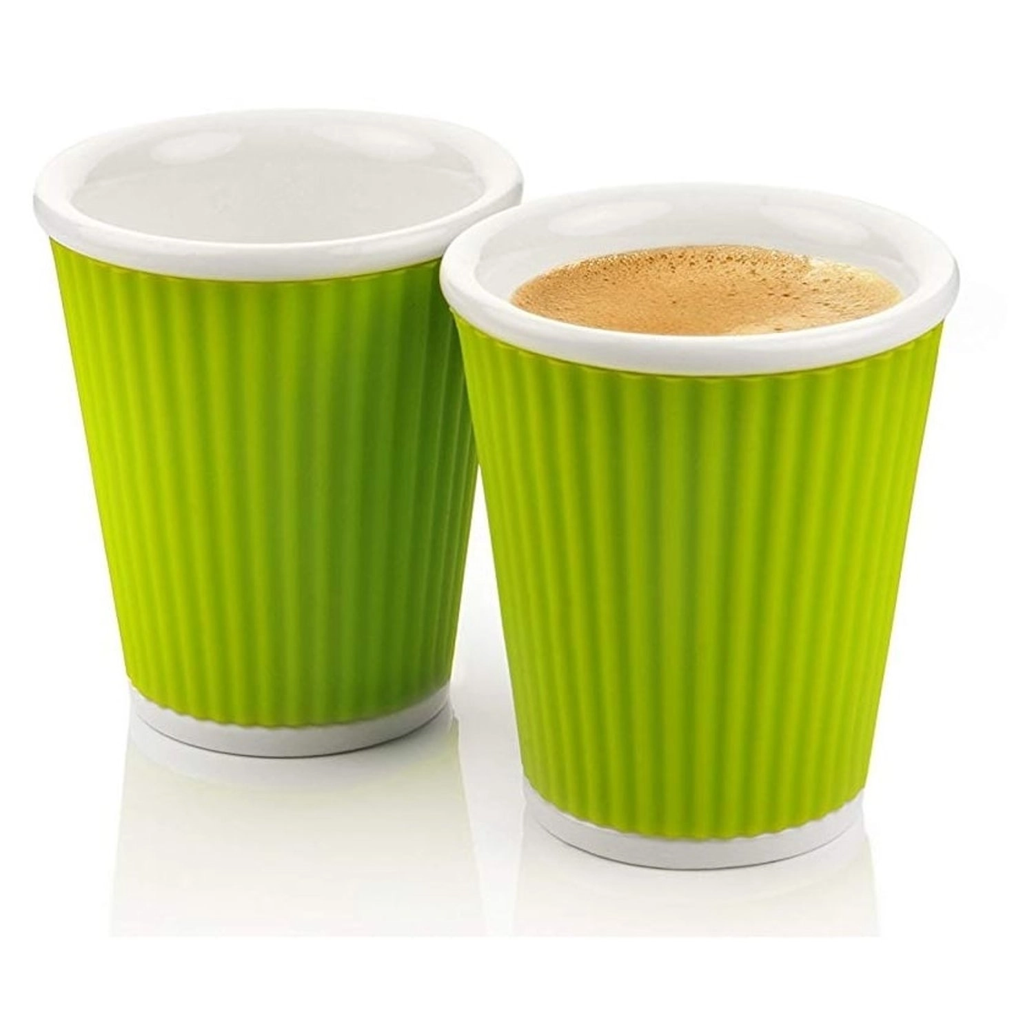Les Artistes A0632 Espresso Cup - 2 pcs Ondulated