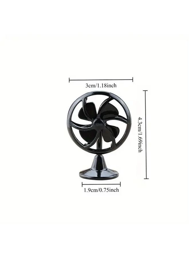 Dollhouse Electric Fan - Copper 1:6 1:12