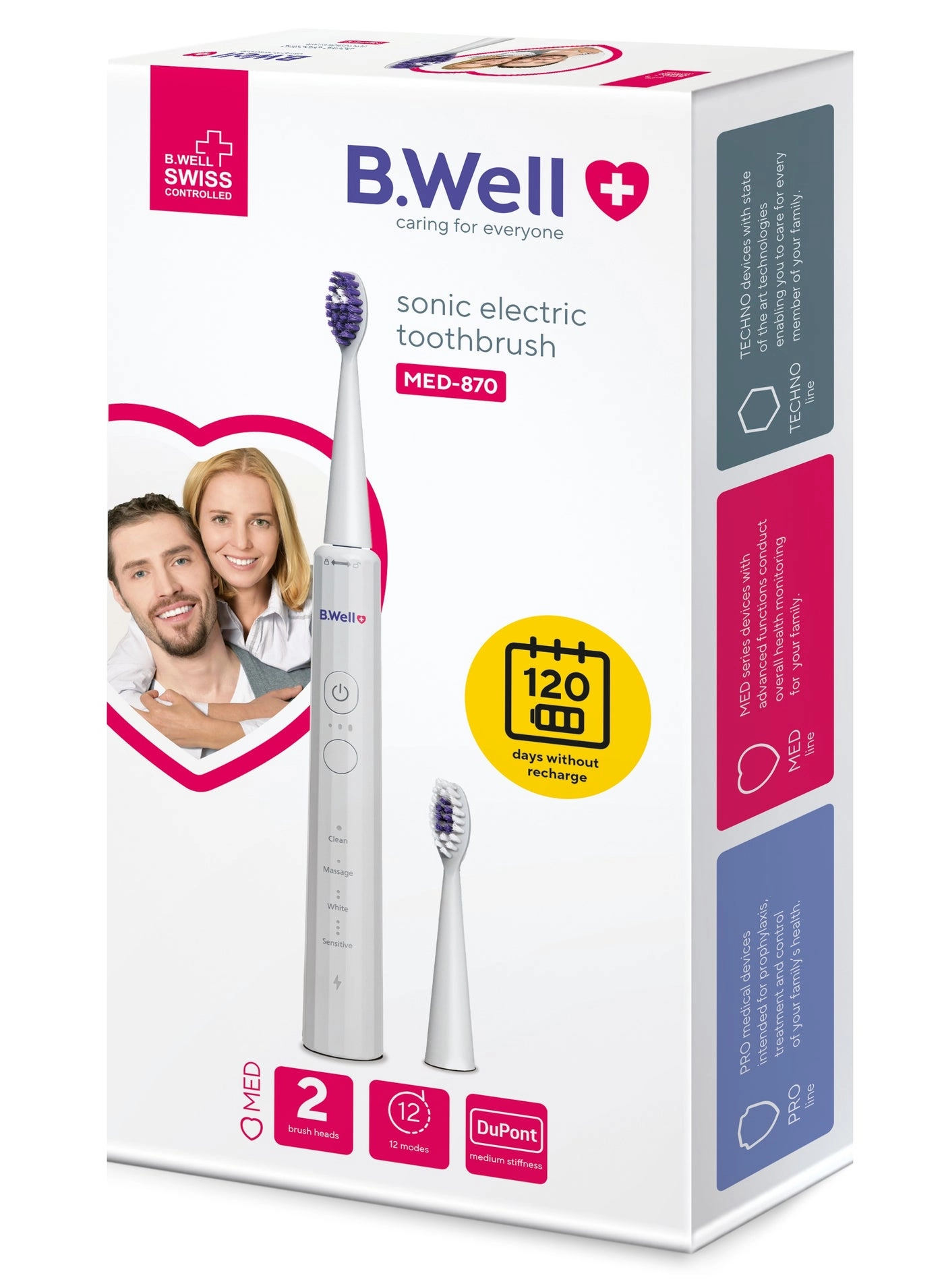 B.Well MED-870 - Electric Sonic Toothbrush