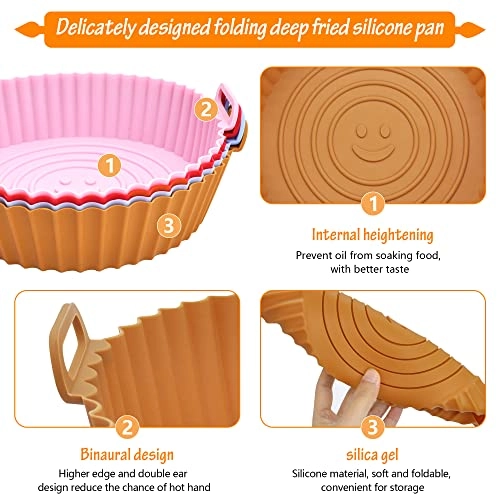 Silicone mould for hot air fryer - silicone 4 pieces
