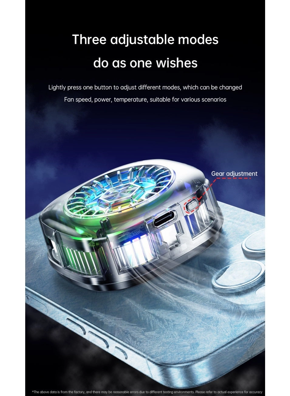 Phone Cooler - Magnetic Clip Type-C