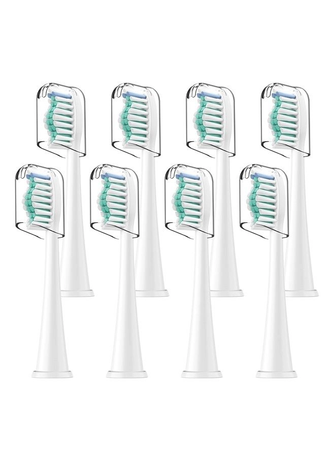 ELFIN Toothbrush Heads - 8 Pack Protective Cover