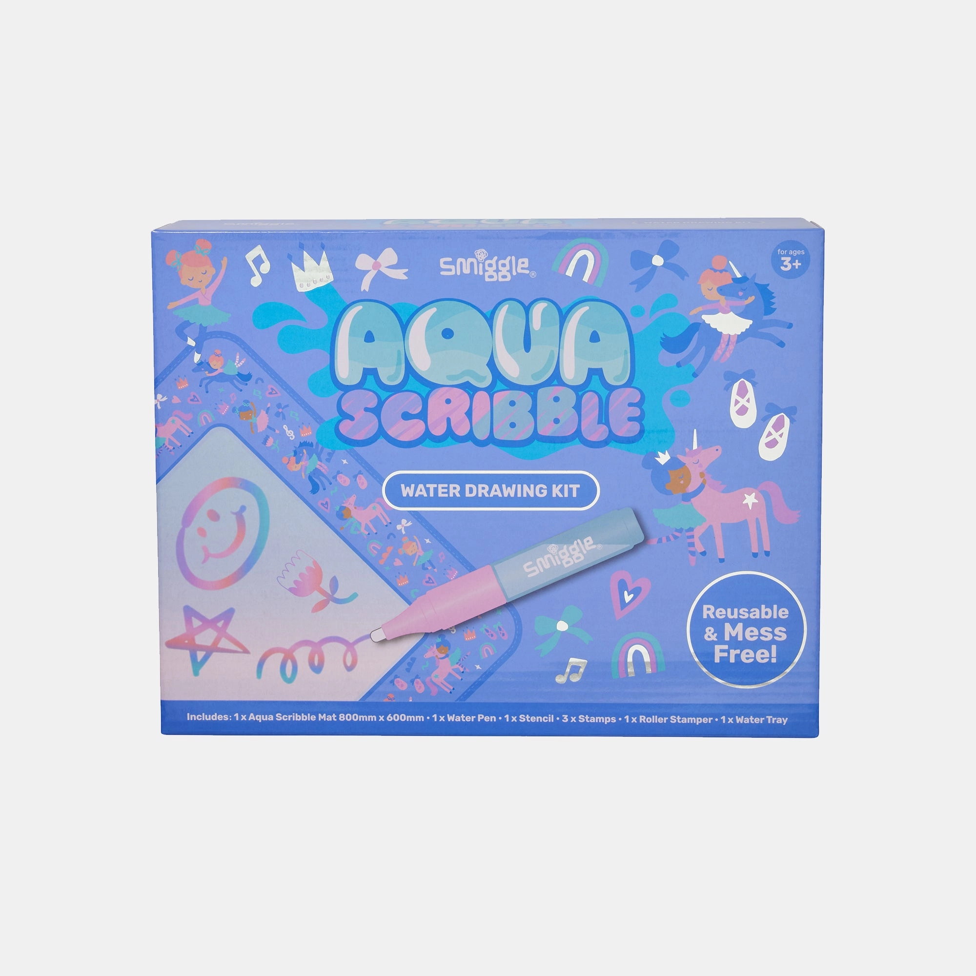 Smiggle Aqua Scribble Water Drawing Kit