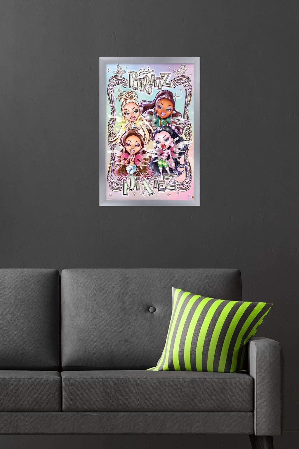 Pixiez Wall Poster - Paper 22.4"L x 14.7"W