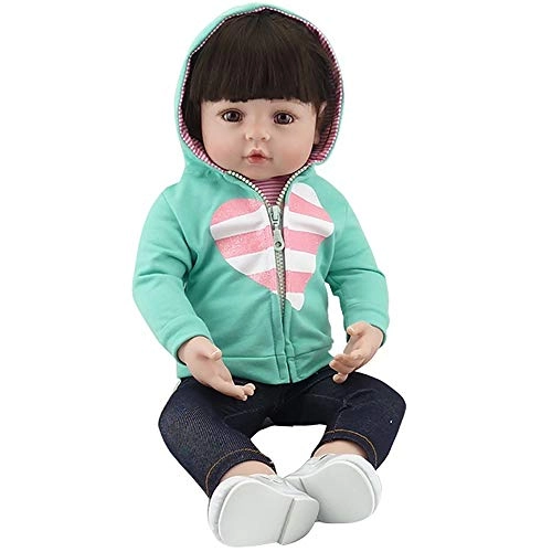 Reborn Baby Doll - 55cm/22in Soft Silicone Dressed