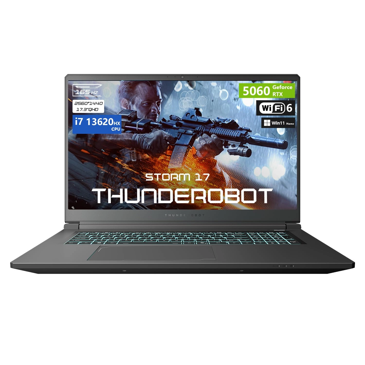 THUNDEROBOT.Inc Storm 17 - 17.3'' Core i7-13620H 64GB DDR5 2TB SSD