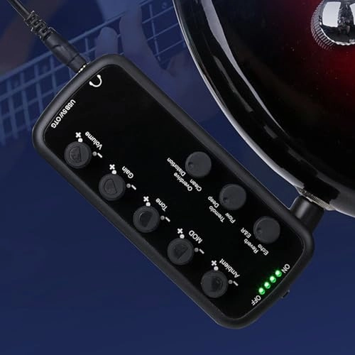 Bass Headphone Amplifier - Portable Pocket USB Rechargeable 600mAh