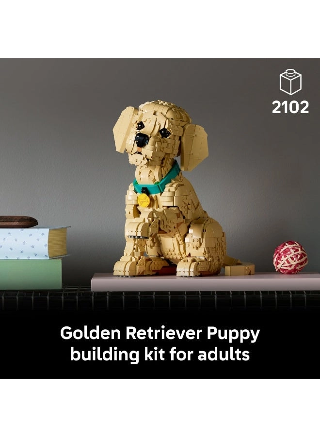 Golden Retriever Puppy (11384) - Posable Home Decor