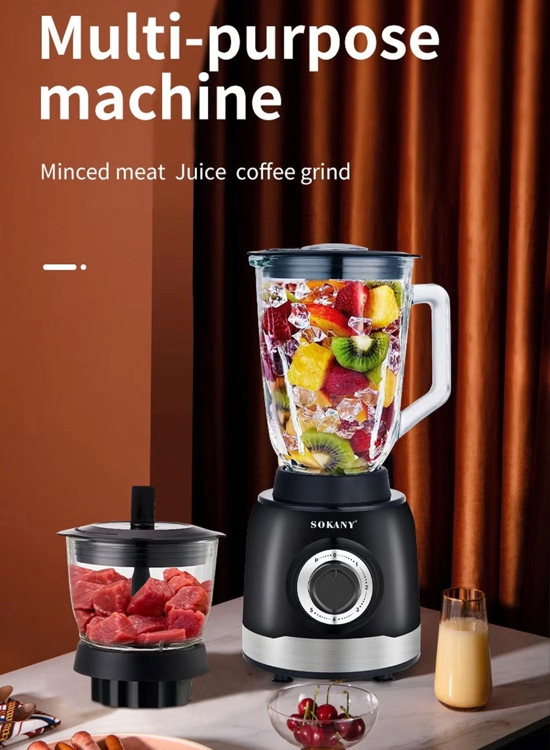 3-In-1 Juicer Blender - 1000 W 1.5 L