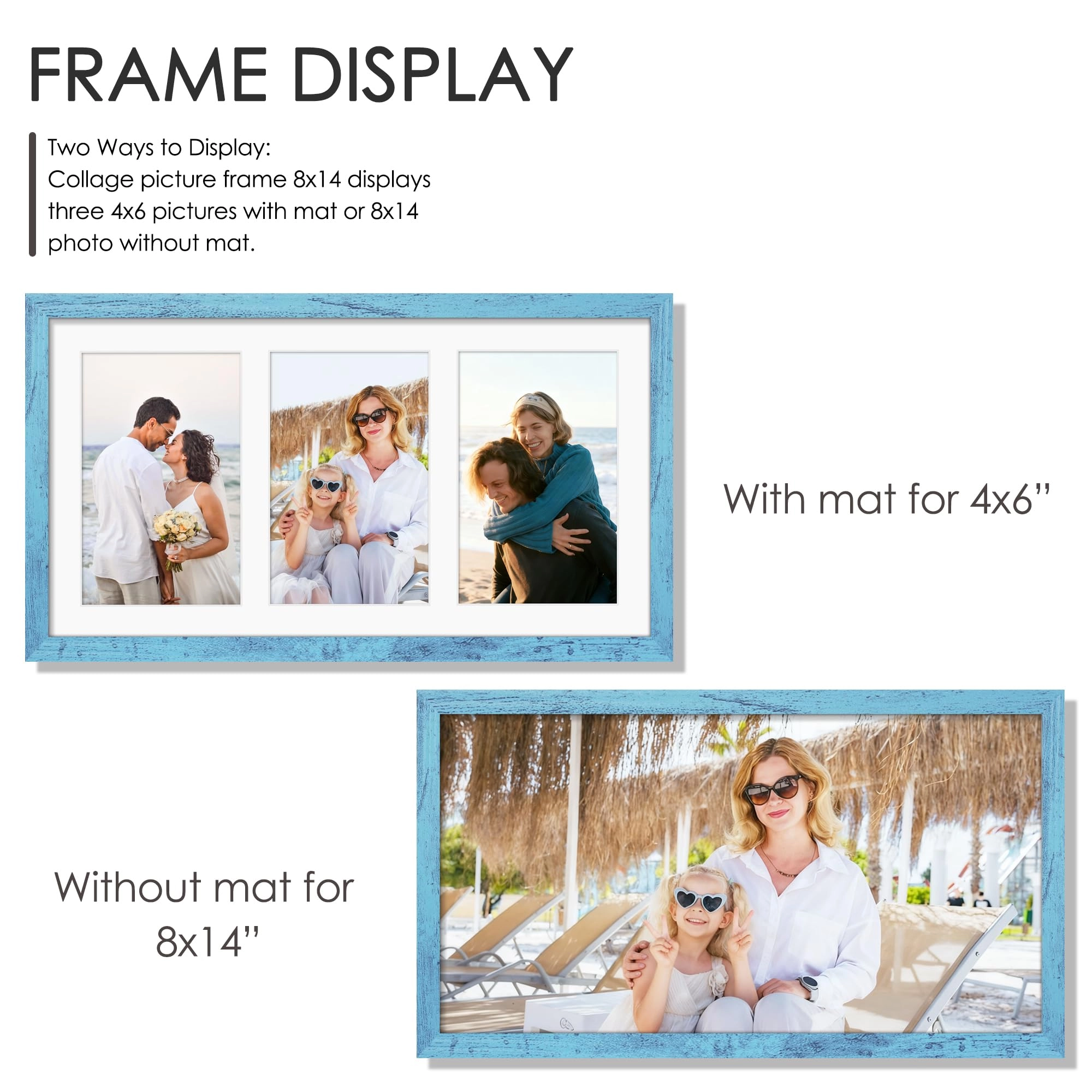 Collage Picture Frame - 8x14 3