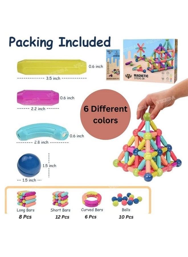 Magnetic Building Blocks - Construction 36 pcs