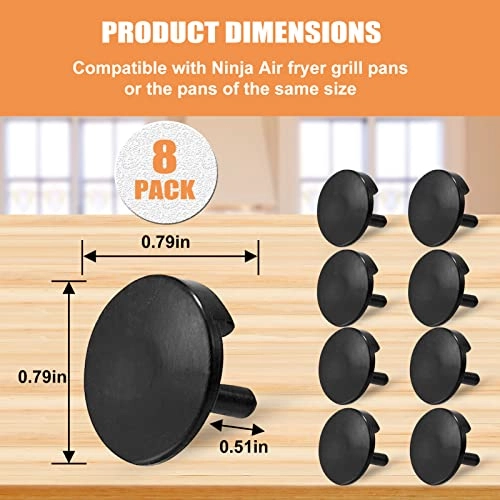 Air Fryer Rubber Bumpers - Rubber 8 PCS