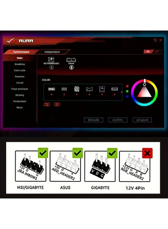 ARGB Colorful Intelligent Temperature Display CPU Cooler
