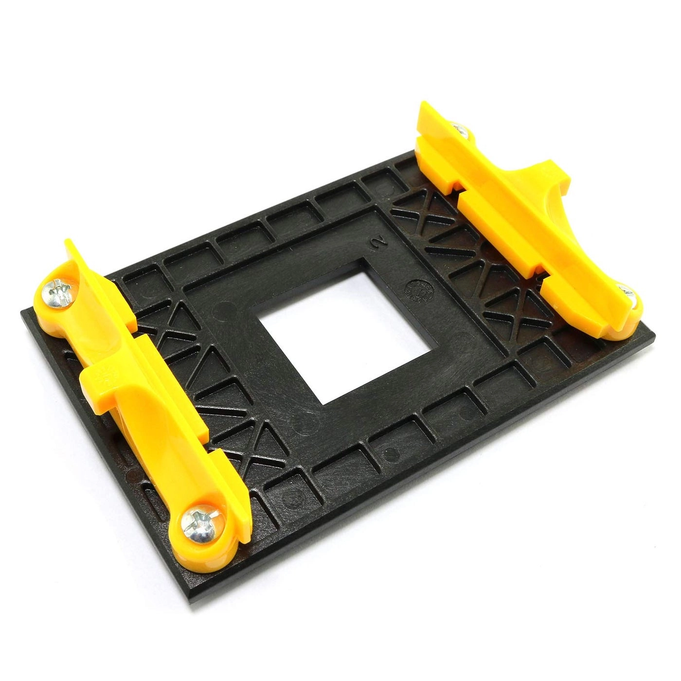 AM4 Retention Bracket & AM4 Back Plate - Yellow Plastic