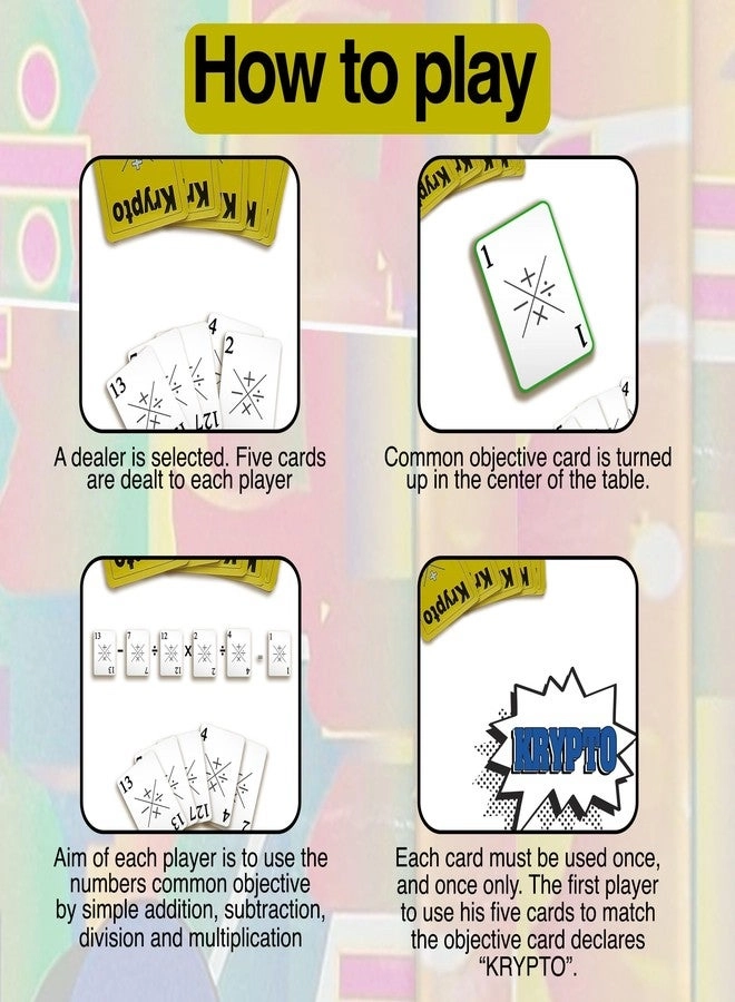 Original Arithmetic Game - Card Game