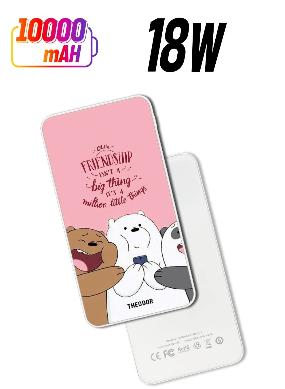 Theodor EX_PPBA193 - 10000 mAh 18W