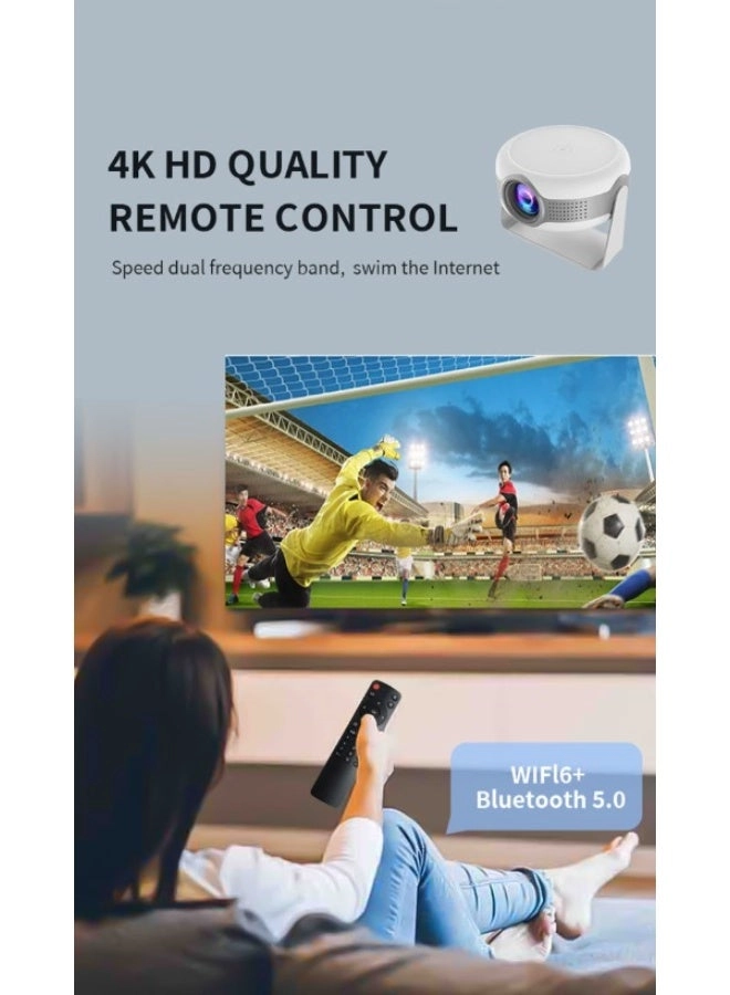 Portable 4K HD Smart Projector