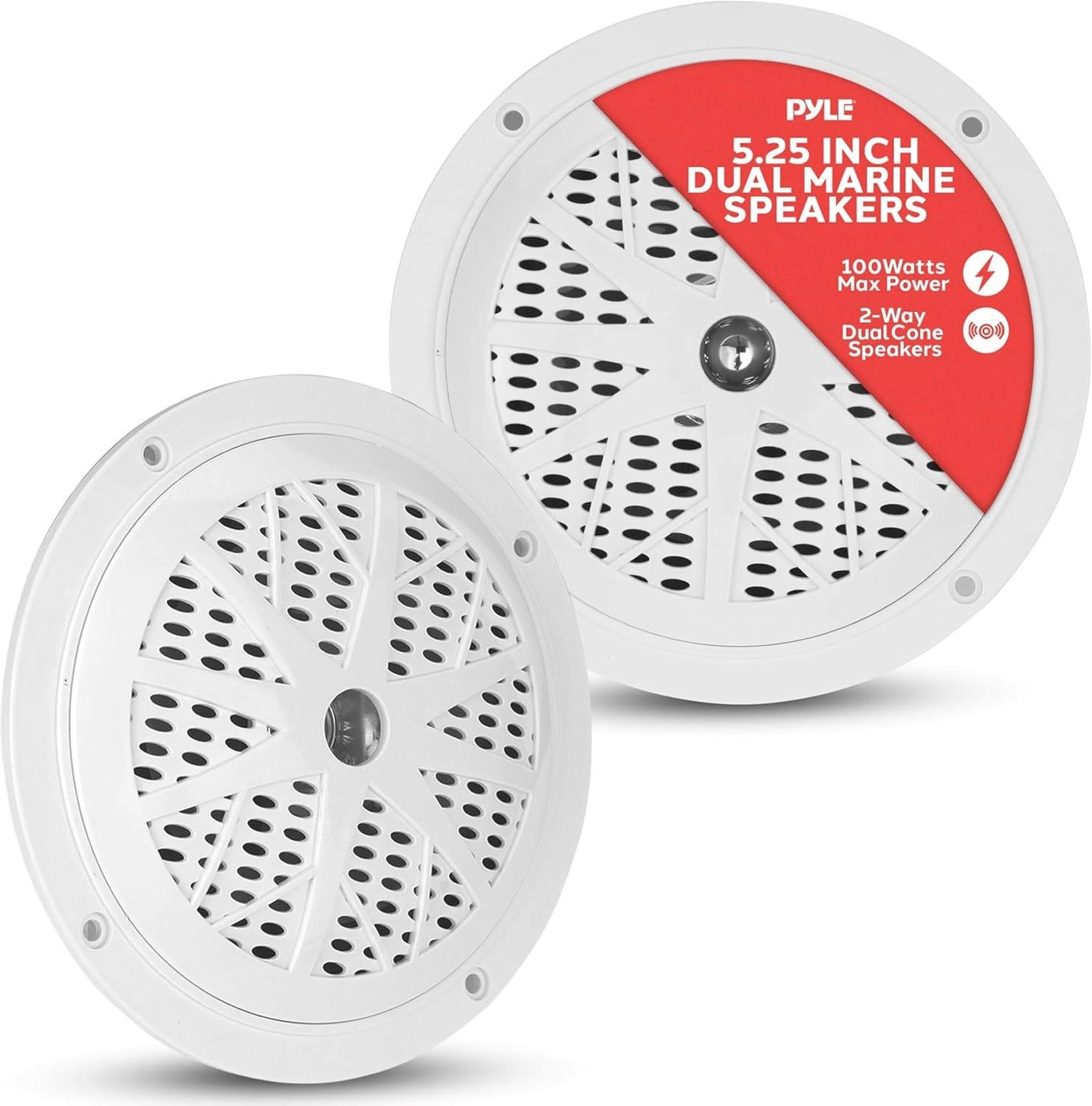 Dual Marine Speakers - 6.5 Inch 120 Watt