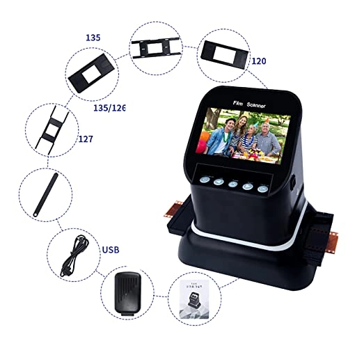 Film Scanner - 22MP 14MP 1080P LCD