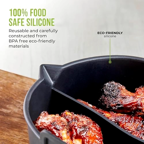 Round Divided Tray - Silicone