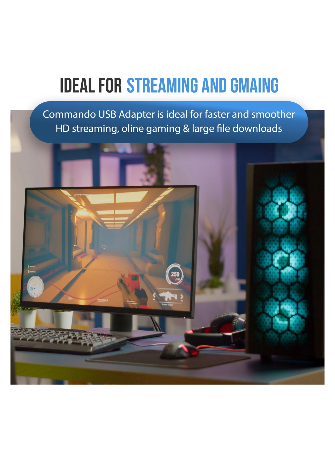 AirBULLET - Single Band USB WiFi 4