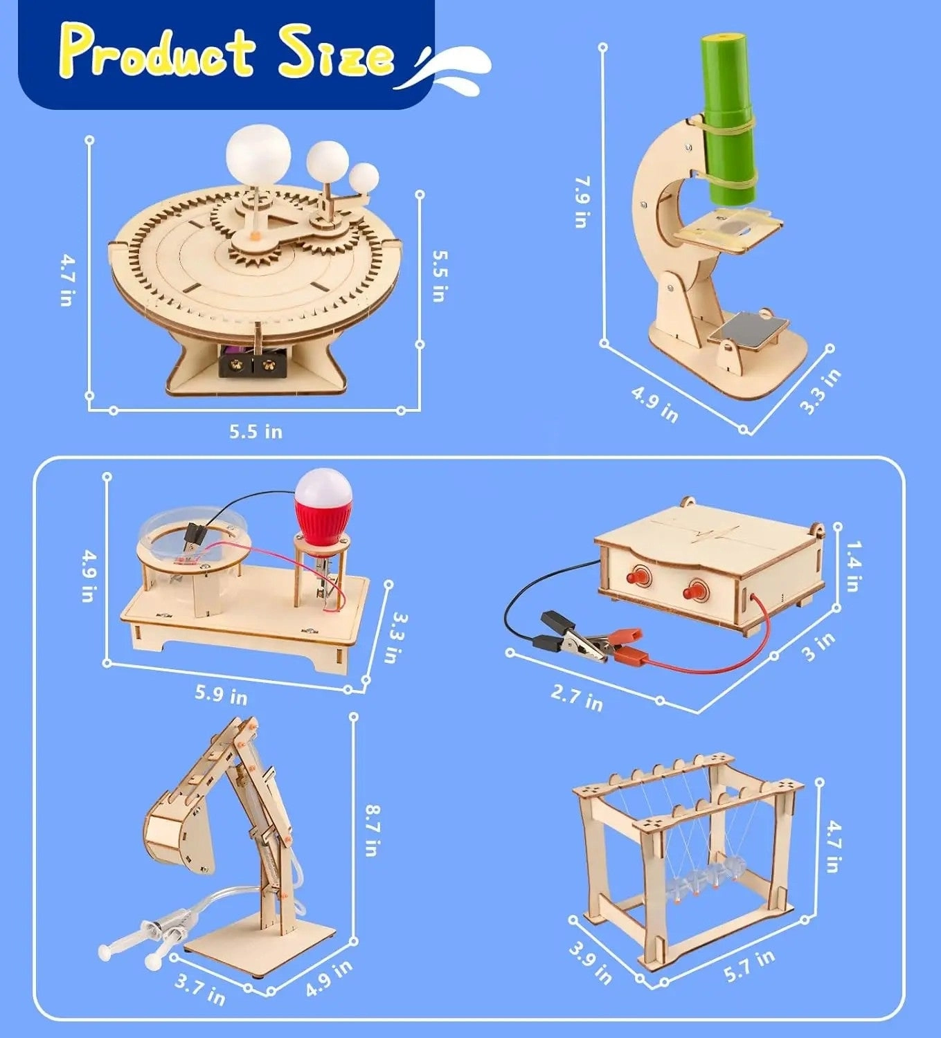 6-in-1 Wooden Science Kit