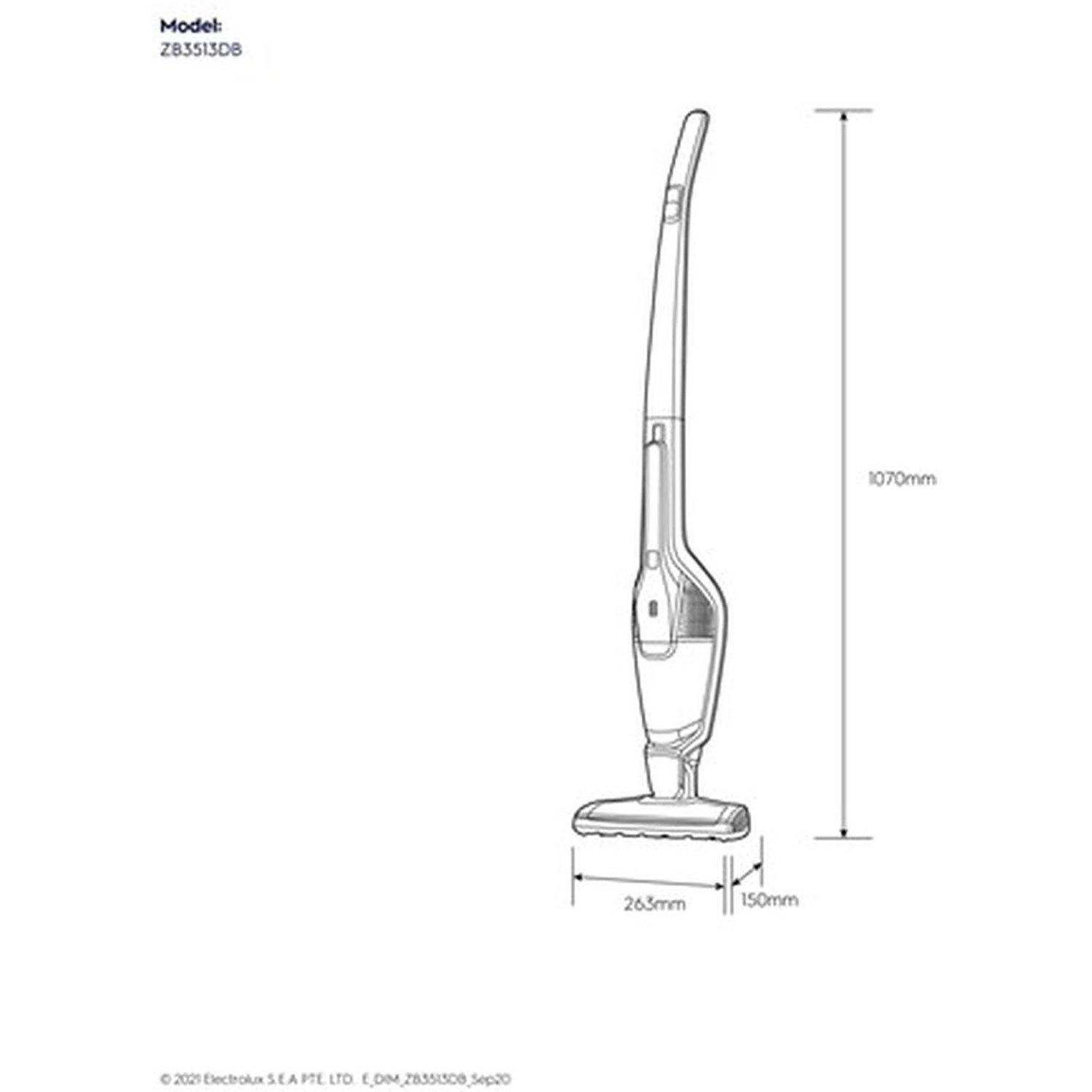 ZB3513DB - Stick Vacuum Cleaner 30 minutes