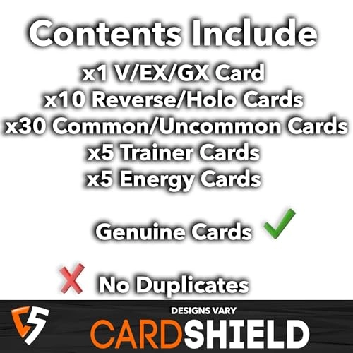 Premium Shiny TCG Card - 50pcs Bundle