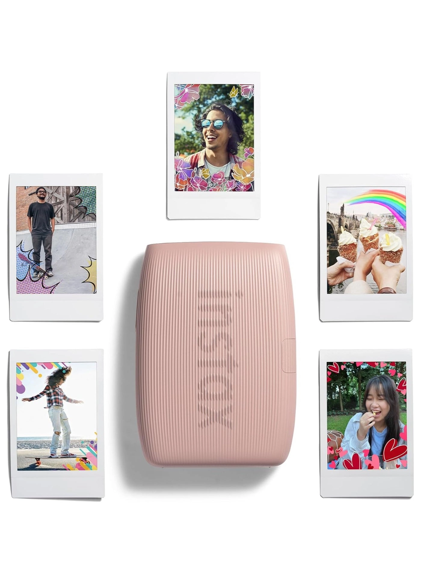 Mini Link 3 - Sage Green + INSTAX Mini Instant Film - 20 Exposures + Microfiber Cleaning Cloth