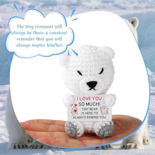 Polar Bear Positive 10 cm Crochet