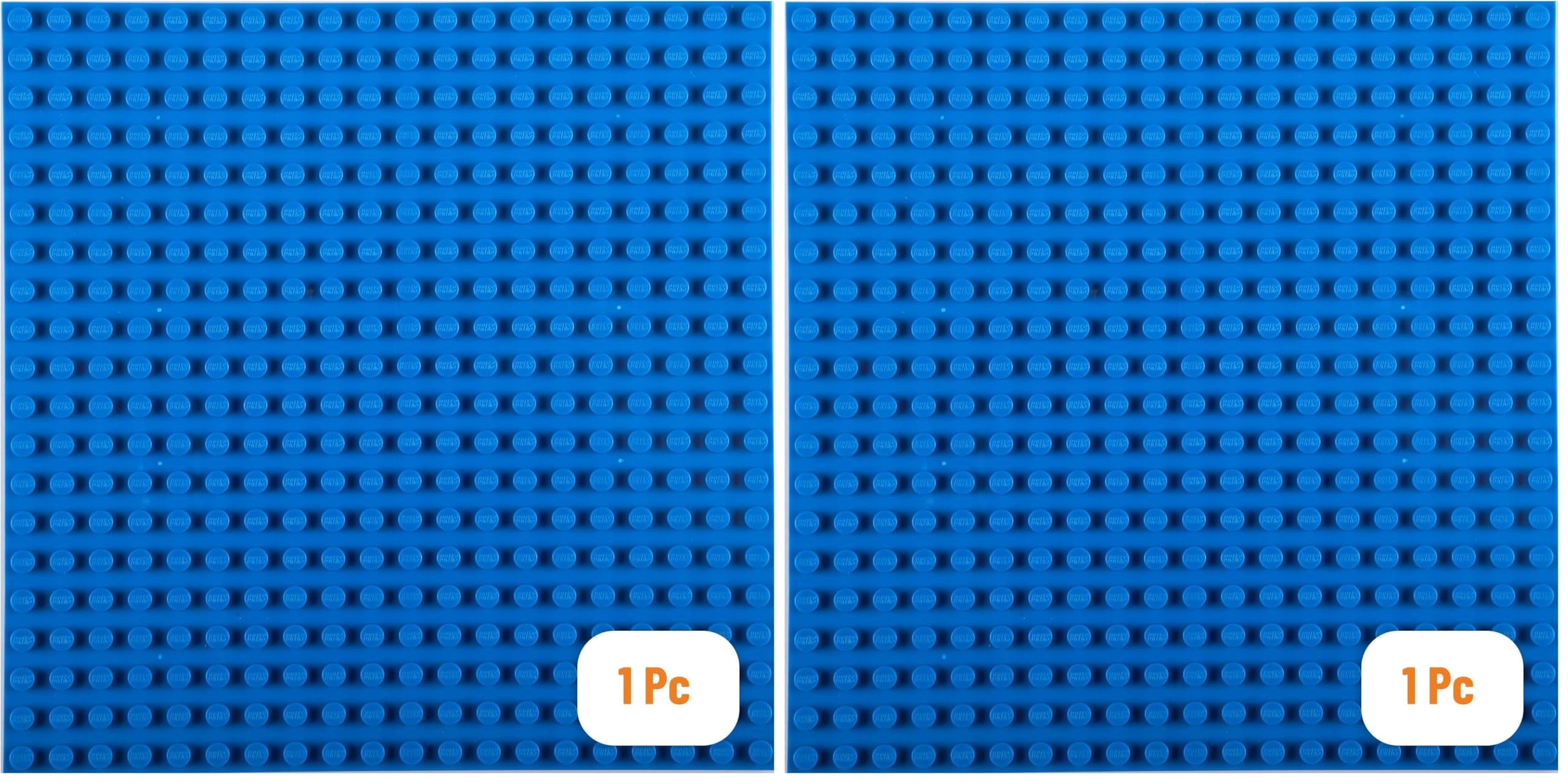 Strictly Briks Big Bricks Baseplate - Blue 13.75 x 16.25 in 2 pcs