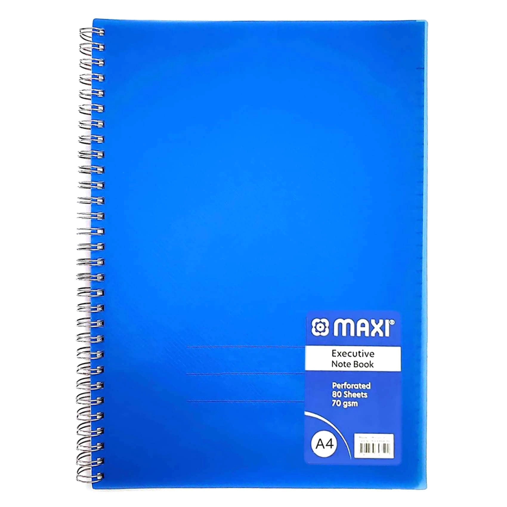 Maxi Executive Notebook A4 Spiral - 80 Sheets