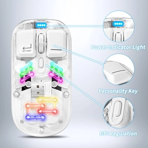 Wireless Mouse - Bluetooth, USB