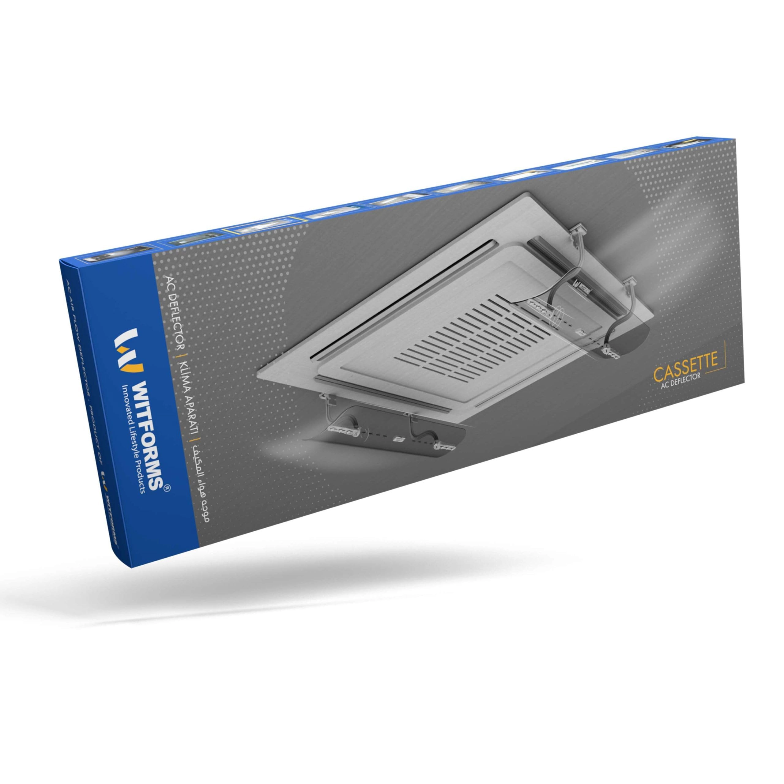 Cassette AC Air Deflector - Transparent 50cm-60cm