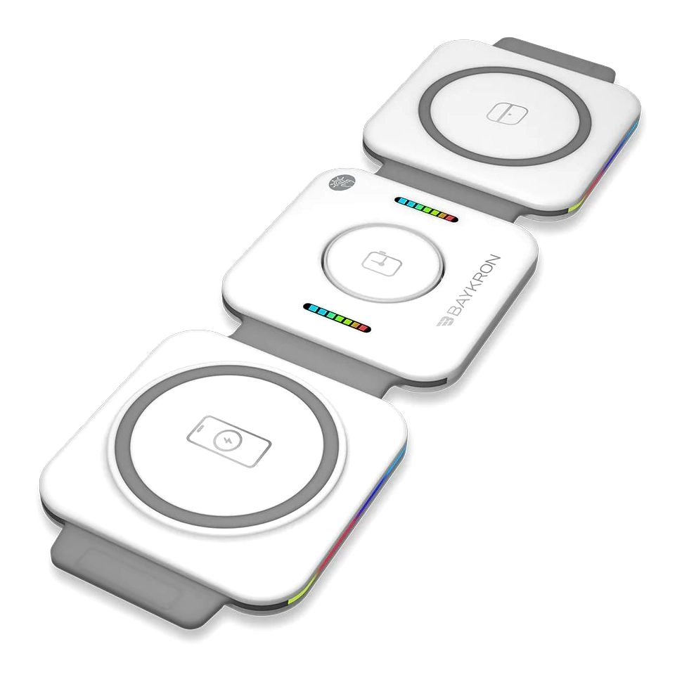 Baykron Premium Trio Folding Charger USB-C to USB-C 1.2m