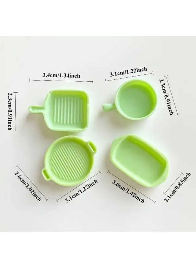Miniature Plate Frying Pan - 4 pcs Set