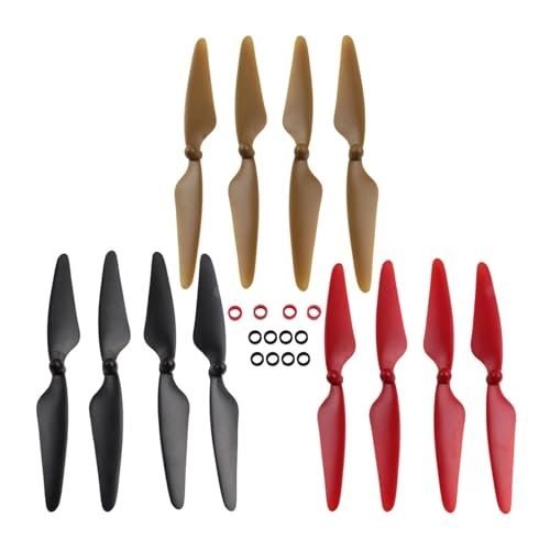 Propeller Blade - MJX B2W B2C 3 sets Black Red Gold