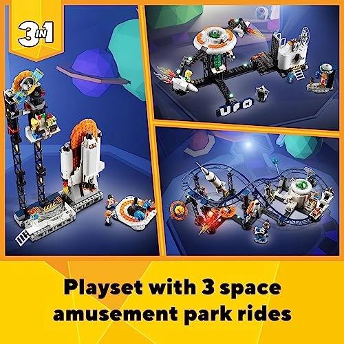 Creator 3 in 1 Space Roller Coaster (31142) - 874 pieces 9 years and up