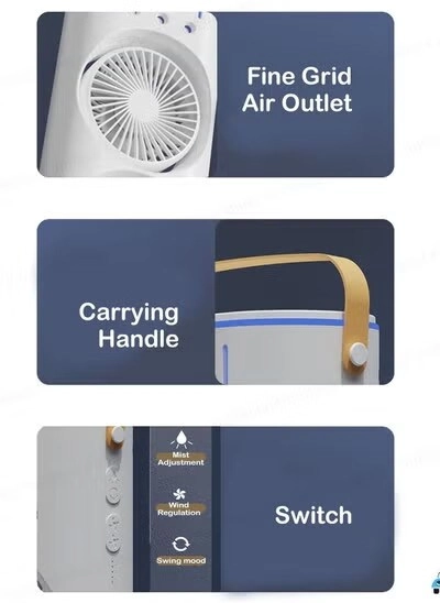 Double Ended Spray Fan - USB Rechargeable Mini Desktop Mist