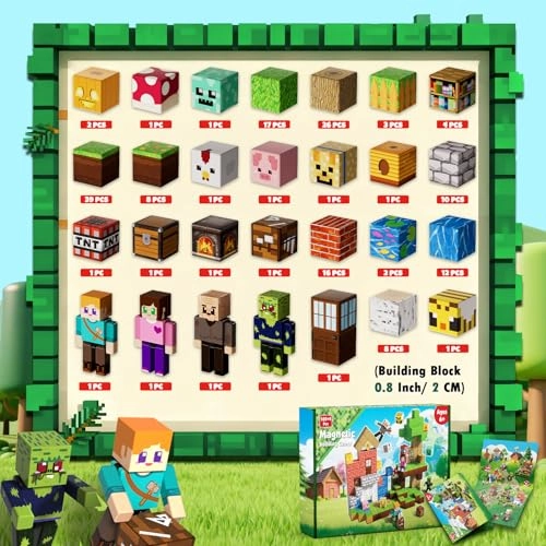 Magn Bloc - 160 pcs Cartoon