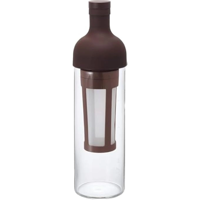 THE WHITE SHOP Cold Brew Mason Jar Pitcher - 64Oz Stainless Steel Mesh Filter