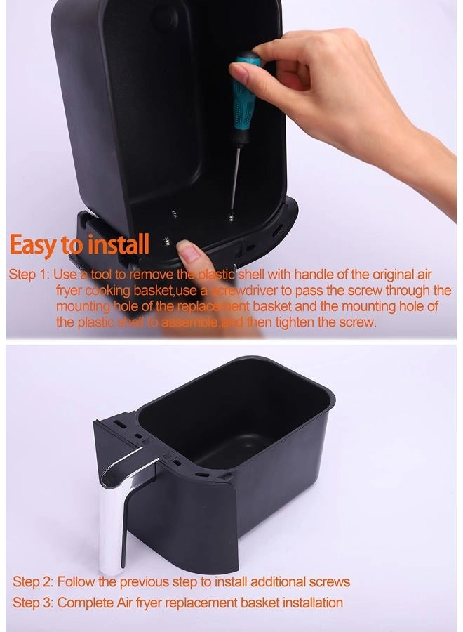 Air Fryer Accessory Set - Food Grade Material 1 x cooking basket and 1 x crisper plate