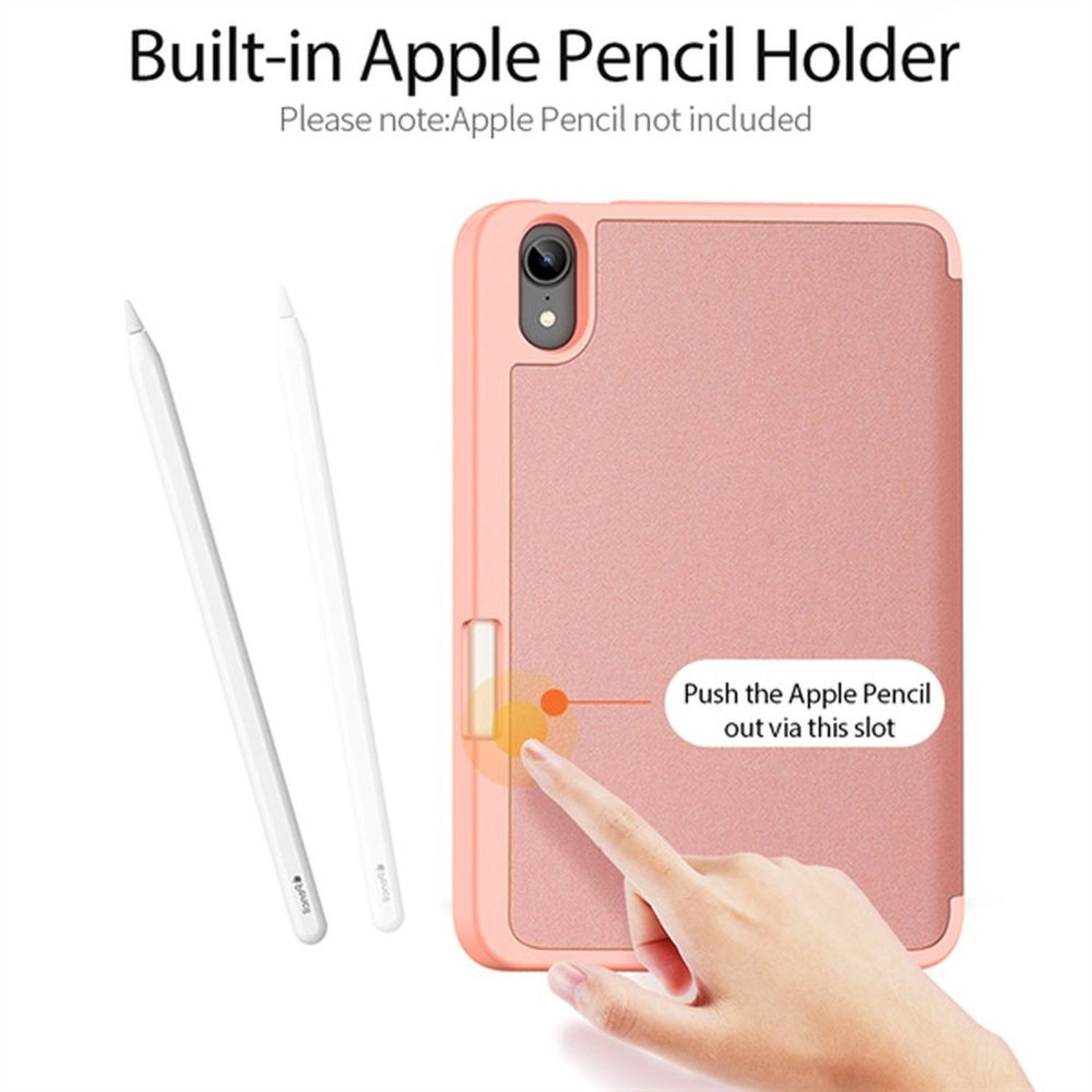 Stand Case with Screen Protector for iPad Mini 8.3-inch