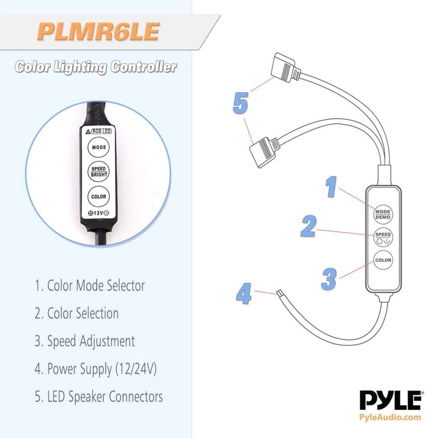PLATV65BT - 6.5 inch 800 Watt