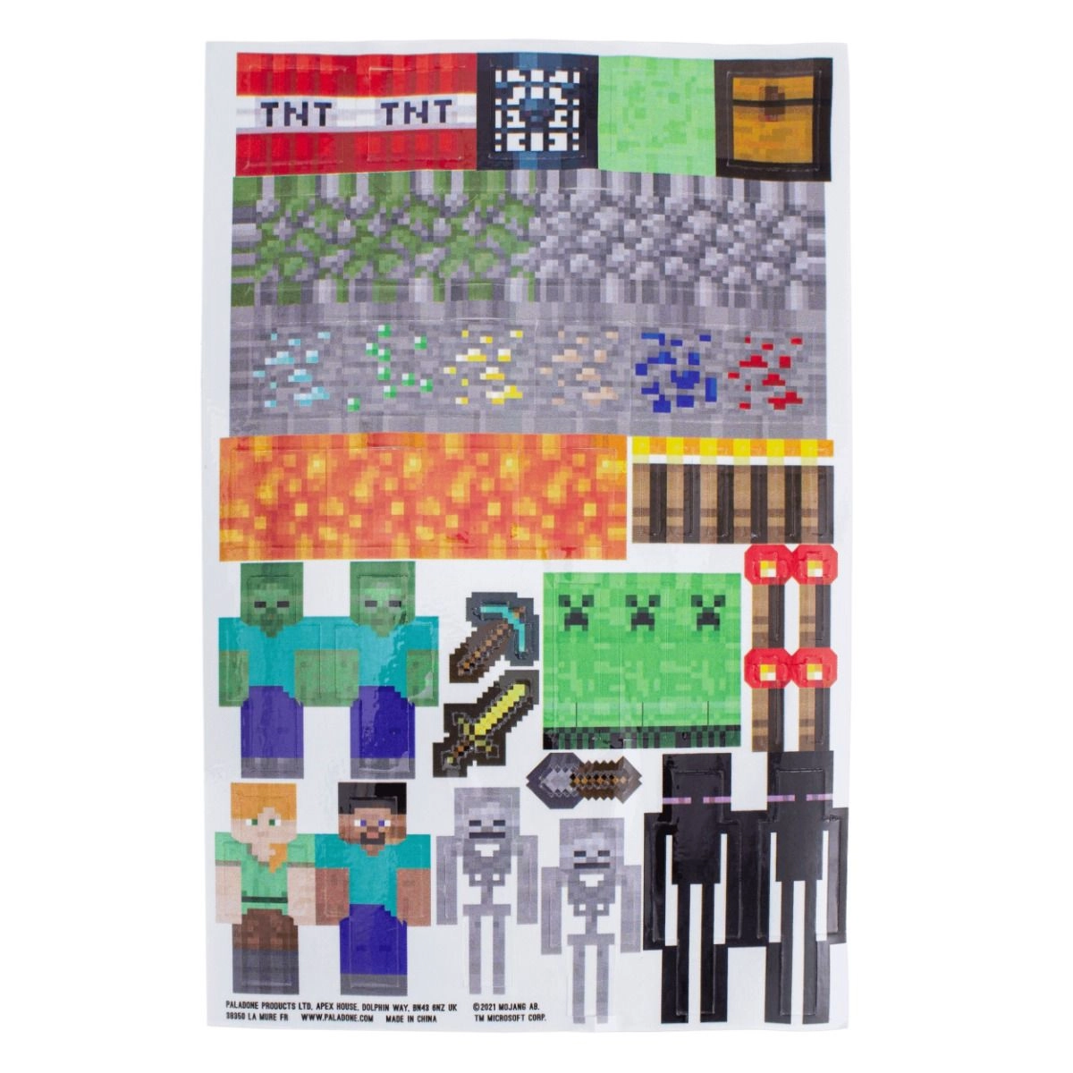 Minecraft Water Bottle - Straw Plastic 650 ml